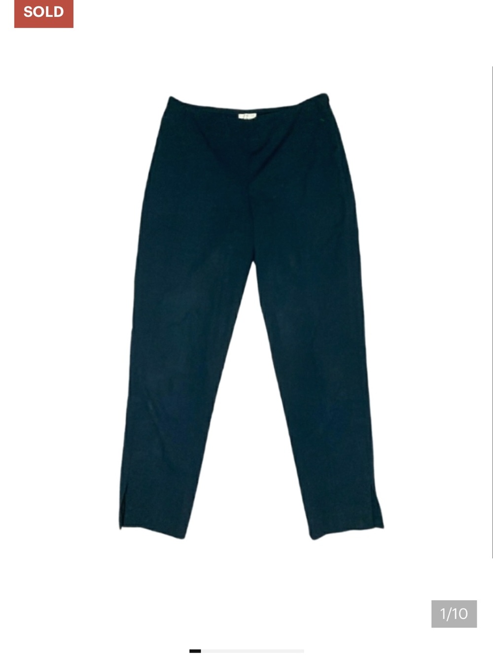 Brunello Cucinelli Navy Straight-Leg Trousers